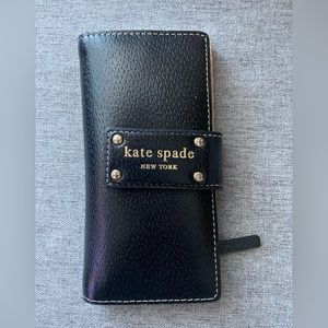 Women’s Kate Spade black leather wallet
